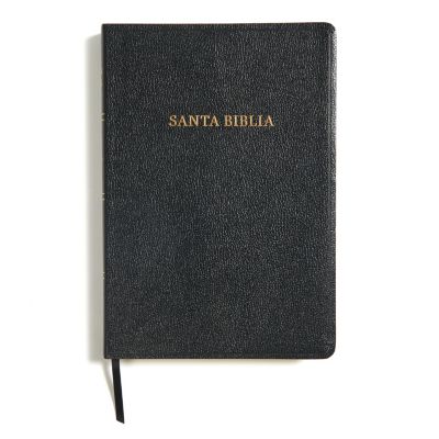 RVR 1960 Biblia letra súper gigante, negro imitación piel con índice