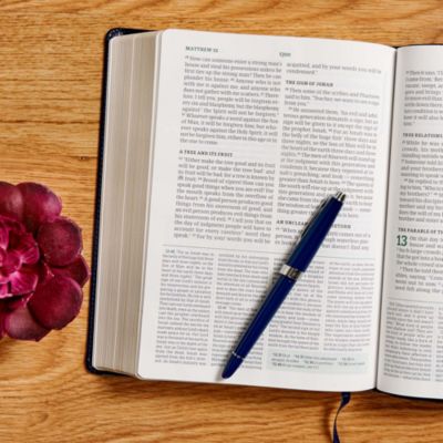 CSB Spurgeon Study Bible, Navy LeatherTouch