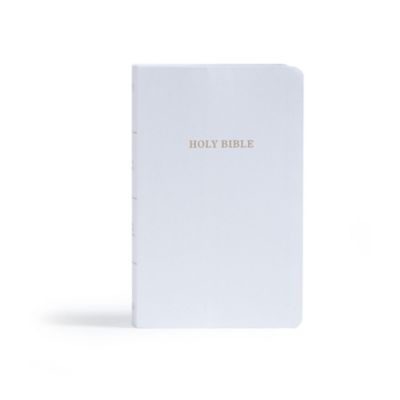 white holy bible cover