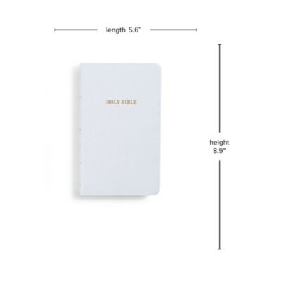 KJV Gift and Award Bible, White Imitation Leather