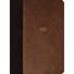 RVR 1960 Biblia temática de estudio, marrón oscuro/marrón piel fabricada