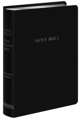 Large Print Wide Margin Bible-KJV | Hendrickson Bibles