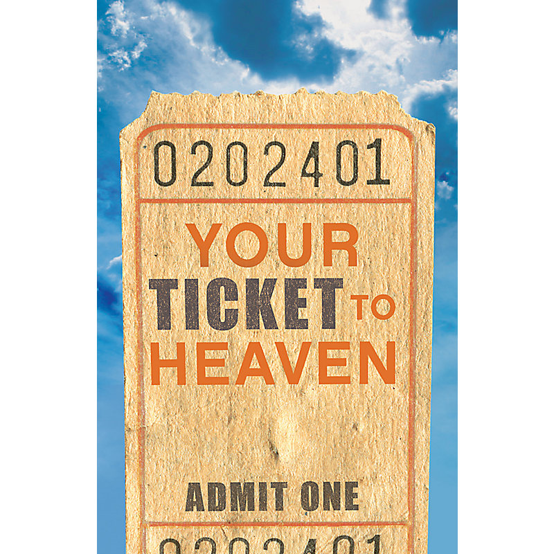 Your Ticket to Heaven Tract (Pack of 25)