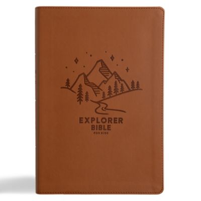 KJV Explorer Bible for Kids, Brown LeatherTouch, Indexed