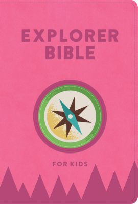 KJV Explorer Bible for Kids, Bubble Gum LeatherTouch, Indexed