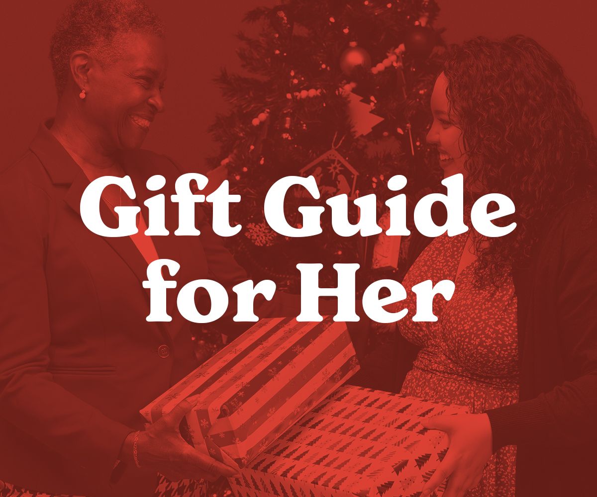 Women exchanging gifts