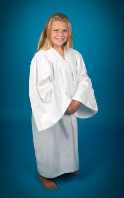 white robe for baptism
