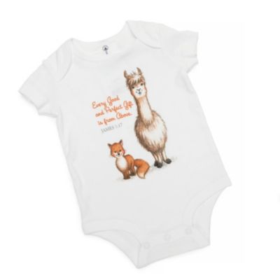 llama onesie baby