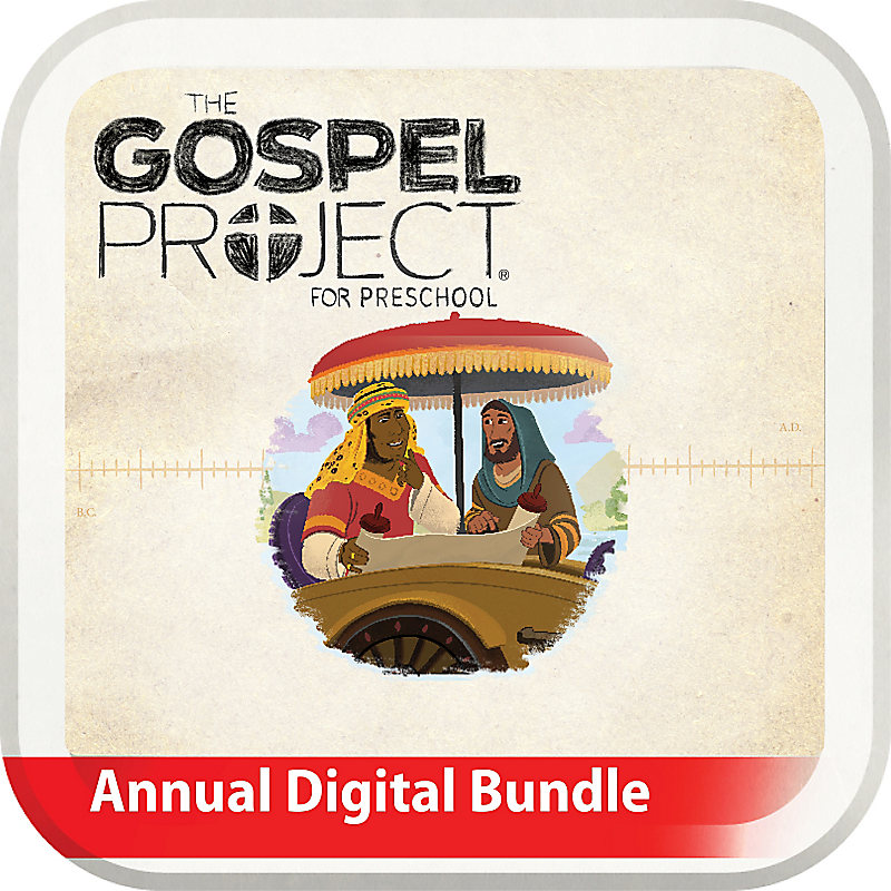 The Gospel Project for Preschool: Preschool Three Volume Digital Bundle - Winter 2017-18 - Summer 2018