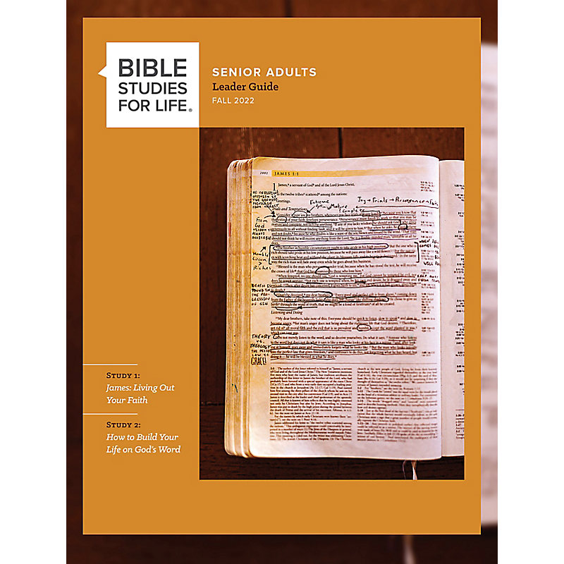 Bible Studies for Life: Senior Adult Leader Guide - Fall 2022