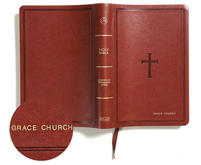 CSB Study Bible, Brown Genuine Leather - Lifeway