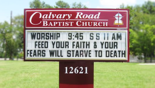 outdoor digital church signs