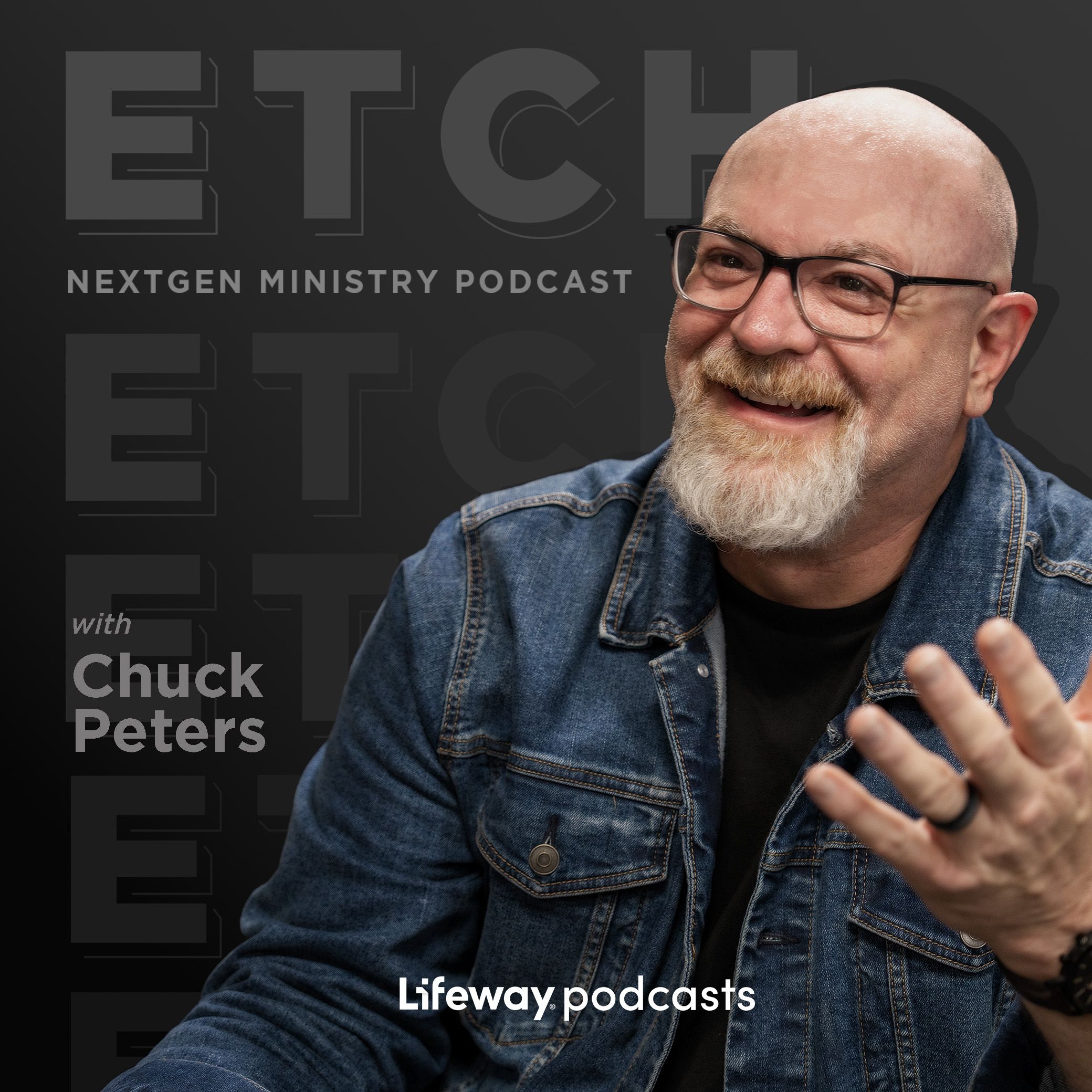 ETCH podcast image featuring Chuck Peters speaking