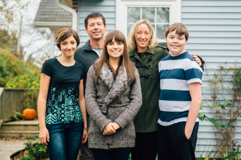 Family, missionaries, family photo