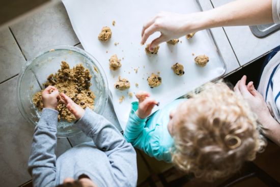 cookie recipe, kids making cookies