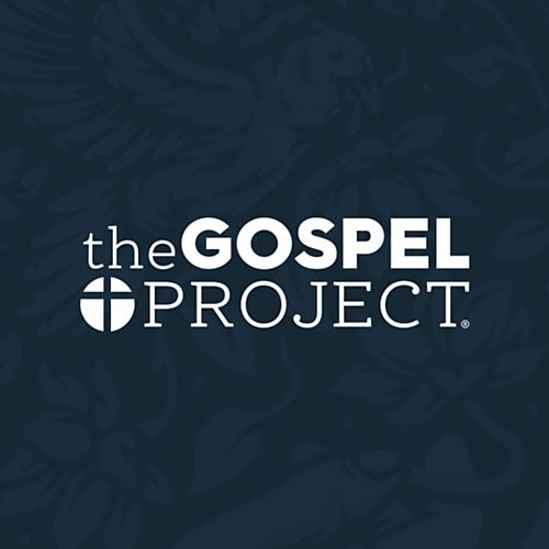 The Gospel Project logo with garden background