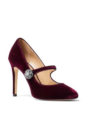 michael kors velvet shoes