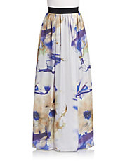 Floral Embroidered Maxi Skirt | Lord and Taylor