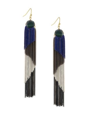 Boheme Tricolor Tassel Earrings