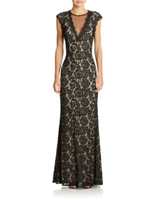 Womens Evening Lace Gown | Lord & Taylor