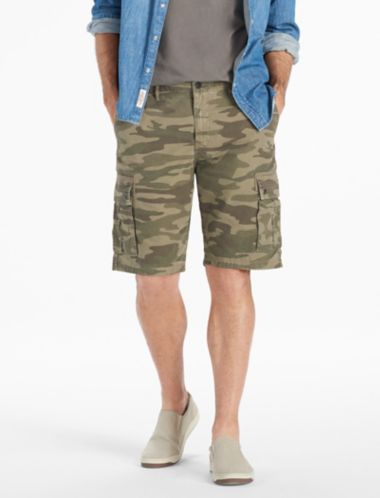 Big And Tall Mens Camo Cargo Shorts Prism Contractors & Engineers