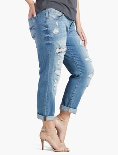 lucky brand plus reese boyfriend jeans