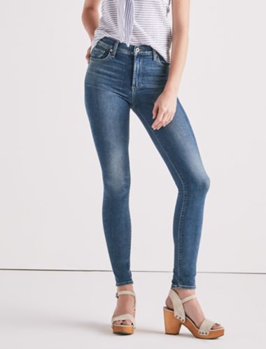 lucky brand bridgette skinny jeans high rise