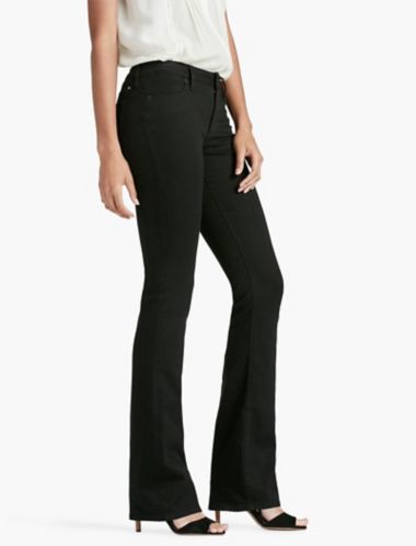 bootcut jeans black women's