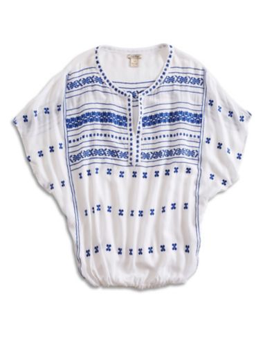 Boho Embroidered Top | Lucky Brand