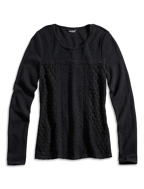 Lace Patched Thermal | Lucky Brand