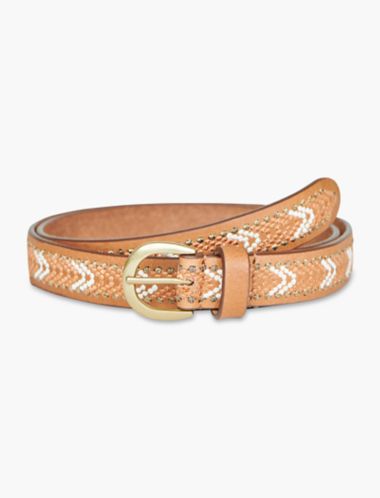 Embroidered Skinny Belt | Lucky Brand