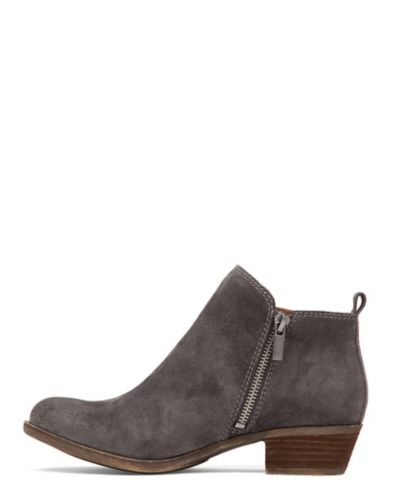 basel leather flat bootie