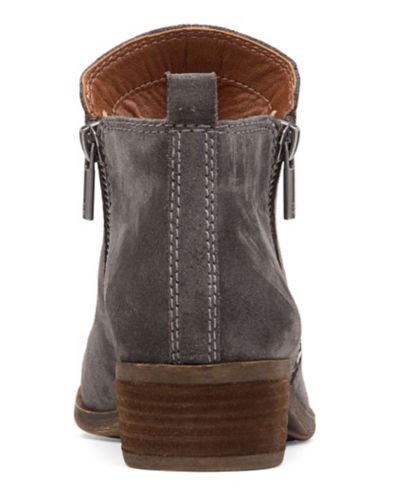 lucky basel flat leather bootie