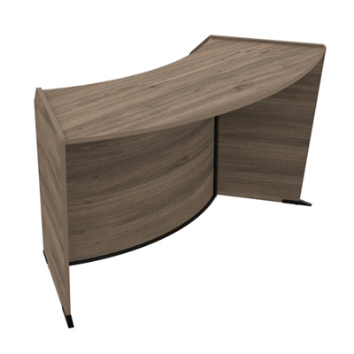 Cortez Curved ADA Reception Desk Add-on - 62.5"Wx31"D