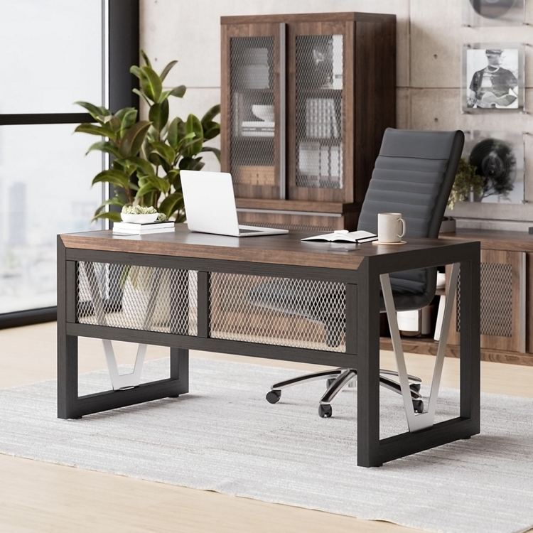 Shop modern office desks at National Business Furniture, designed for productivity and professional office settings.