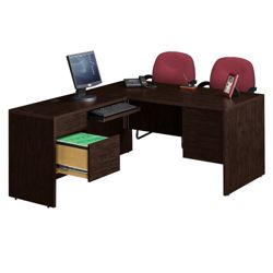 L-Desk with Left Return