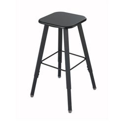 AlphaBetter Adjustable-Height Classroom Stool with Tip-Resistant Base