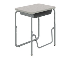 AlphaBetter 2.0 Sit-Stand Desk w/ Standard Top and Book Box 22”-30”H
