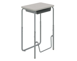 AlphaBetter 2.0 Sit-Stand Desk w/ Standard Top and Book Box 29”-43”H