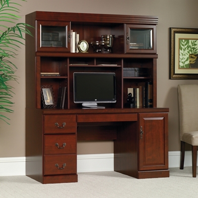 Heritage Hill Double Pedestal Credenza with Hutch