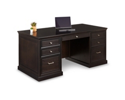 Statesman Double Pedestal Executive Desk - 68"W