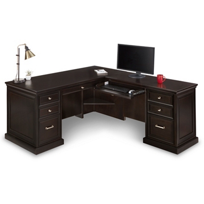 Statesman Executive Desk with  L-Shaped Right Return