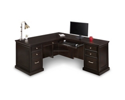 Statesman Executive L-Shaped Desk with Right Return - 69"W x 76"D