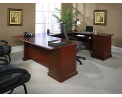 Heritage Hill Executive U-Shaped Desk - 72"W