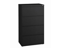 30" W Four Drawer Lateral File