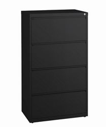 30" W Four Drawer Lateral File