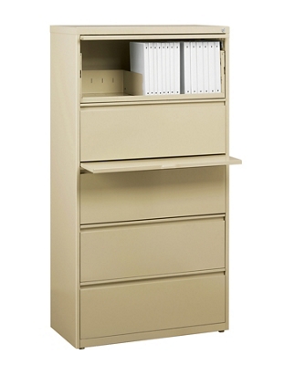 30"W Five Drawer Lateral File