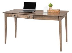 Shaker Home Office Solid Wood Wedge Writing Desk – 56"W