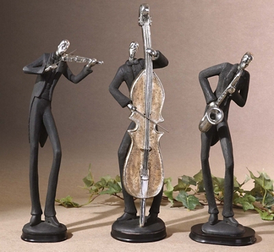 Musicians Sculptures, Set of Three