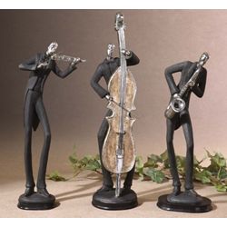 Musicians Sculptures, Set of Three